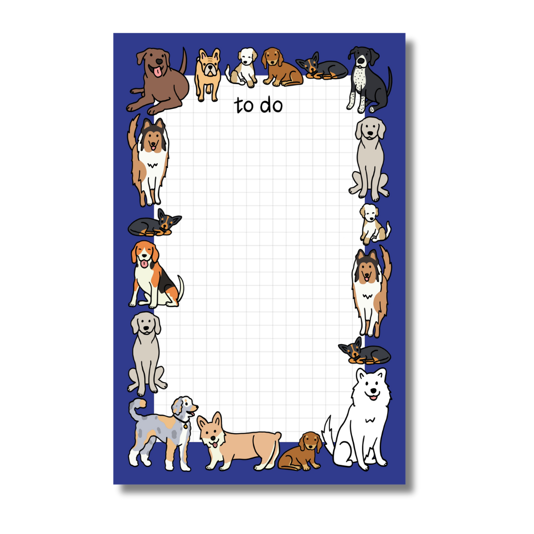 Dog Lovers To Do Notepad