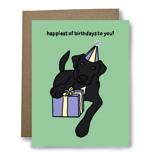 Party Dog Birthday Card