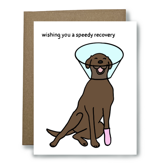 Get Well Card - Cone of Shame