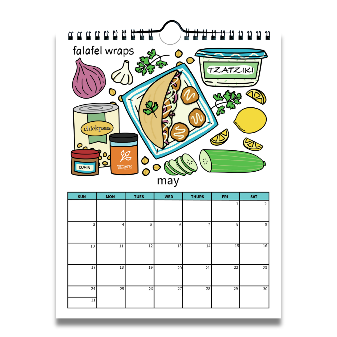 2026 Kitchen Wall Calendar