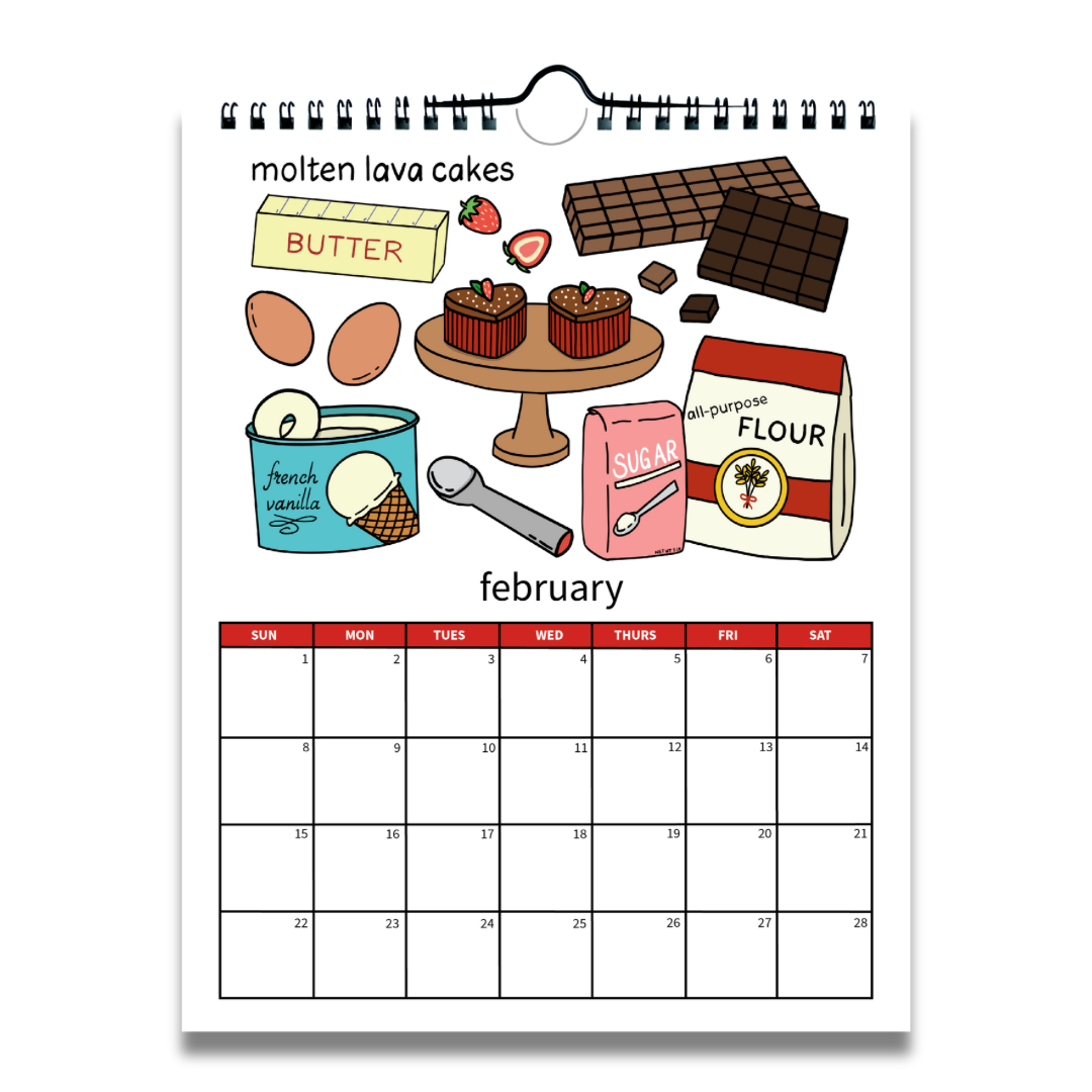 2026 Kitchen Wall Calendar