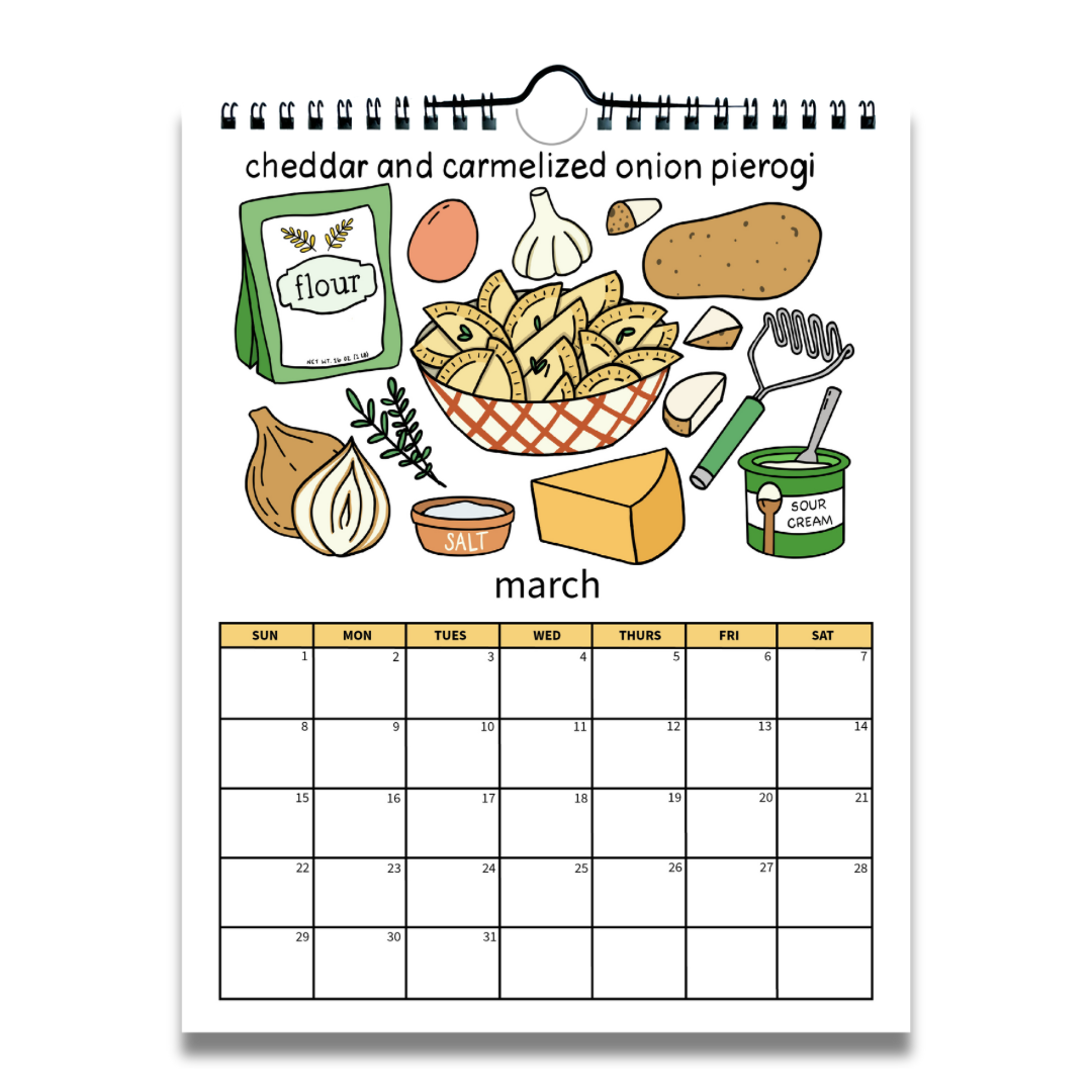 2026 Kitchen Wall Calendar