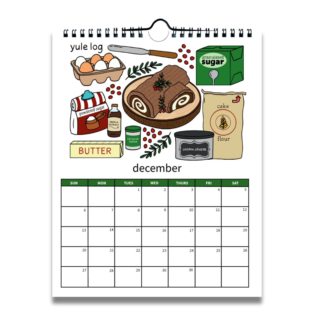 2026 Kitchen Wall Calendar