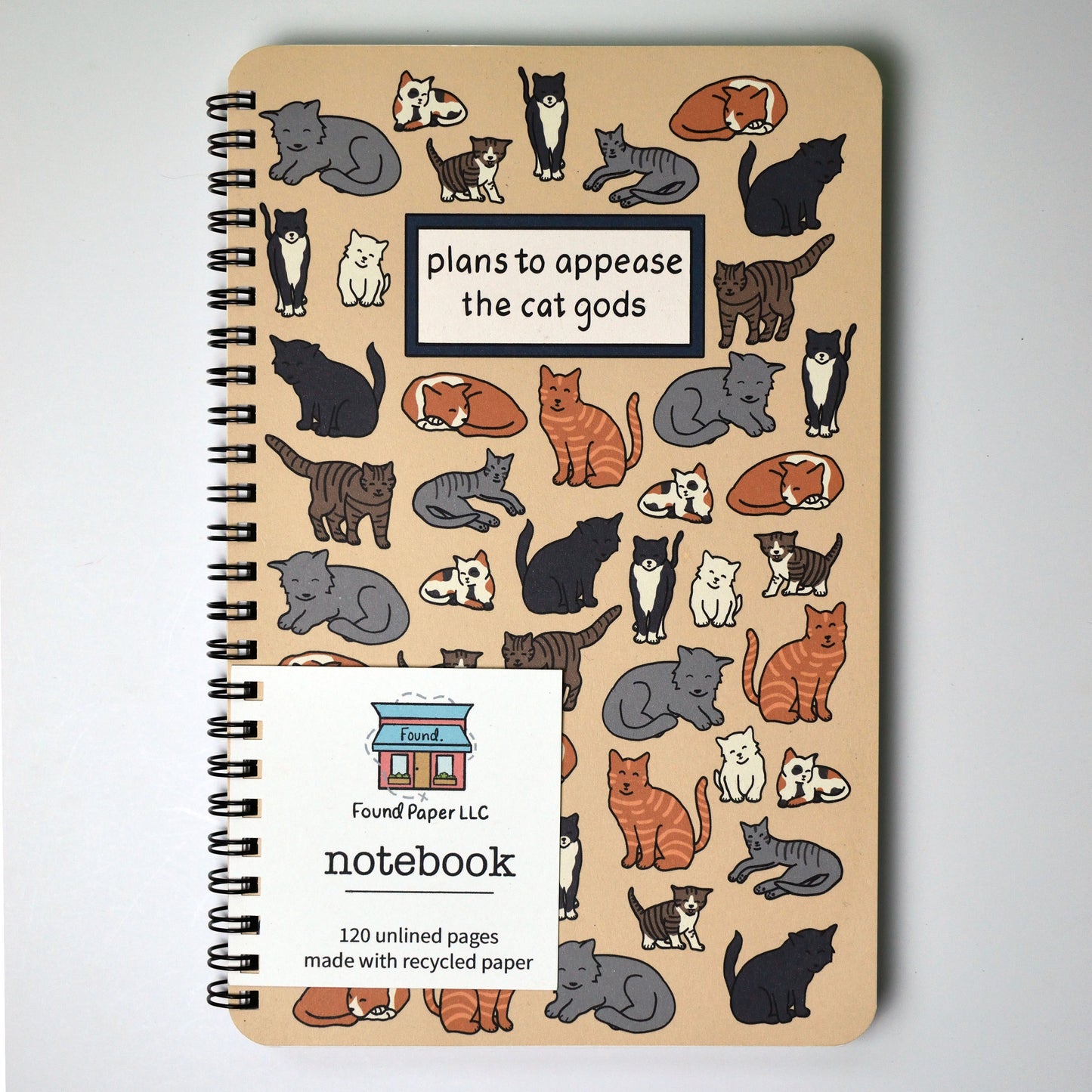 Plans to Appease the Cat Gods Notebook