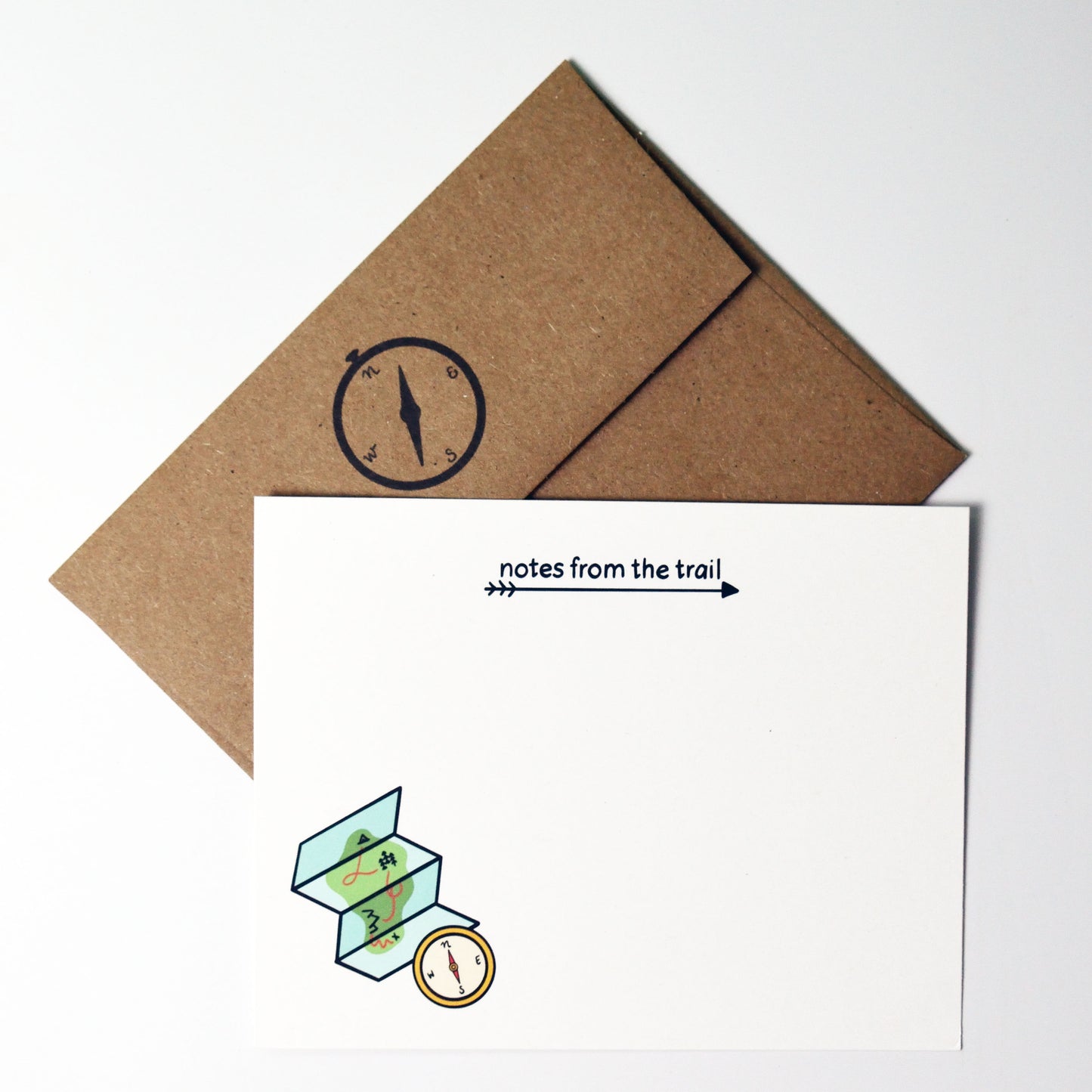 Notes from the Trail stationery set