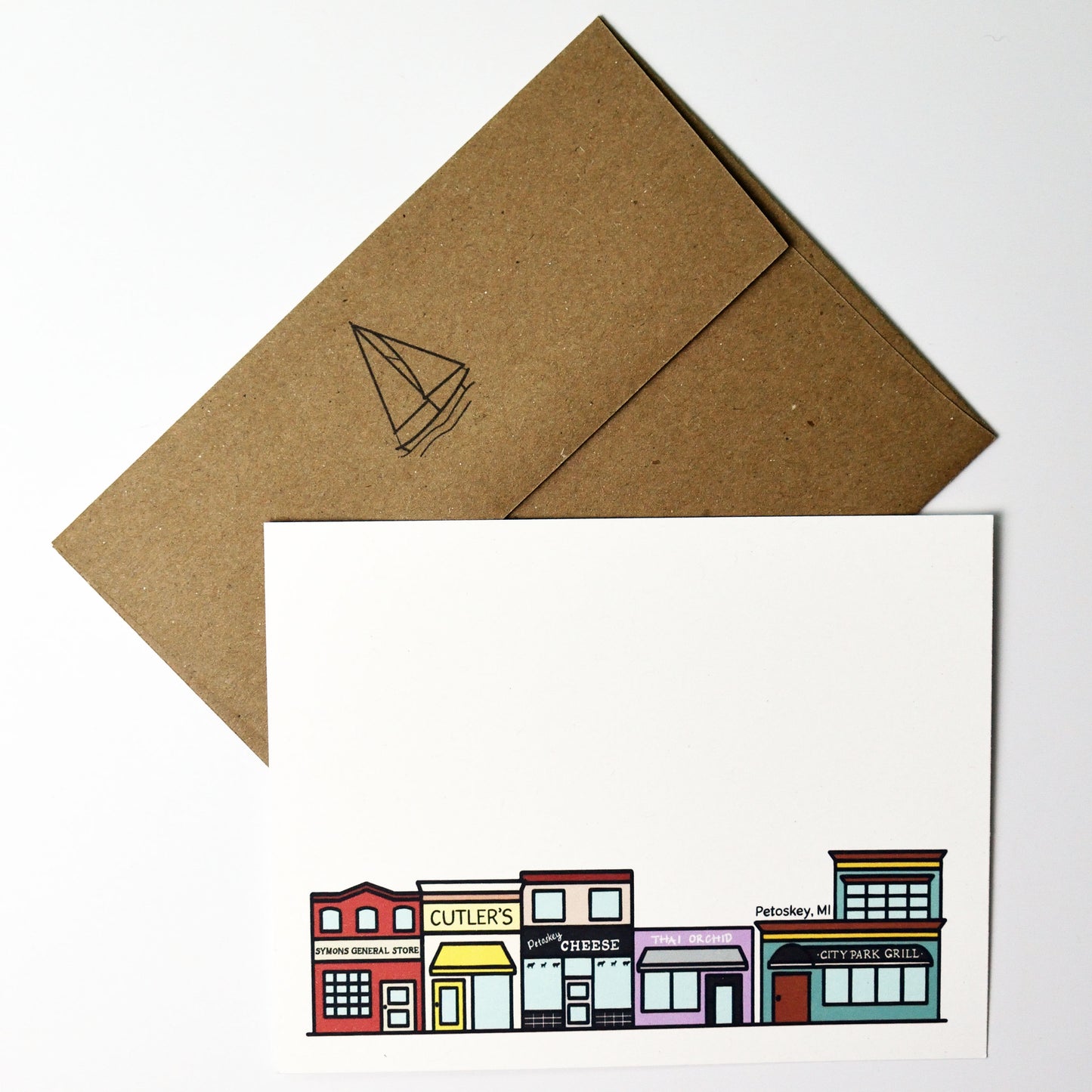 Petoskey, MI stationery set
