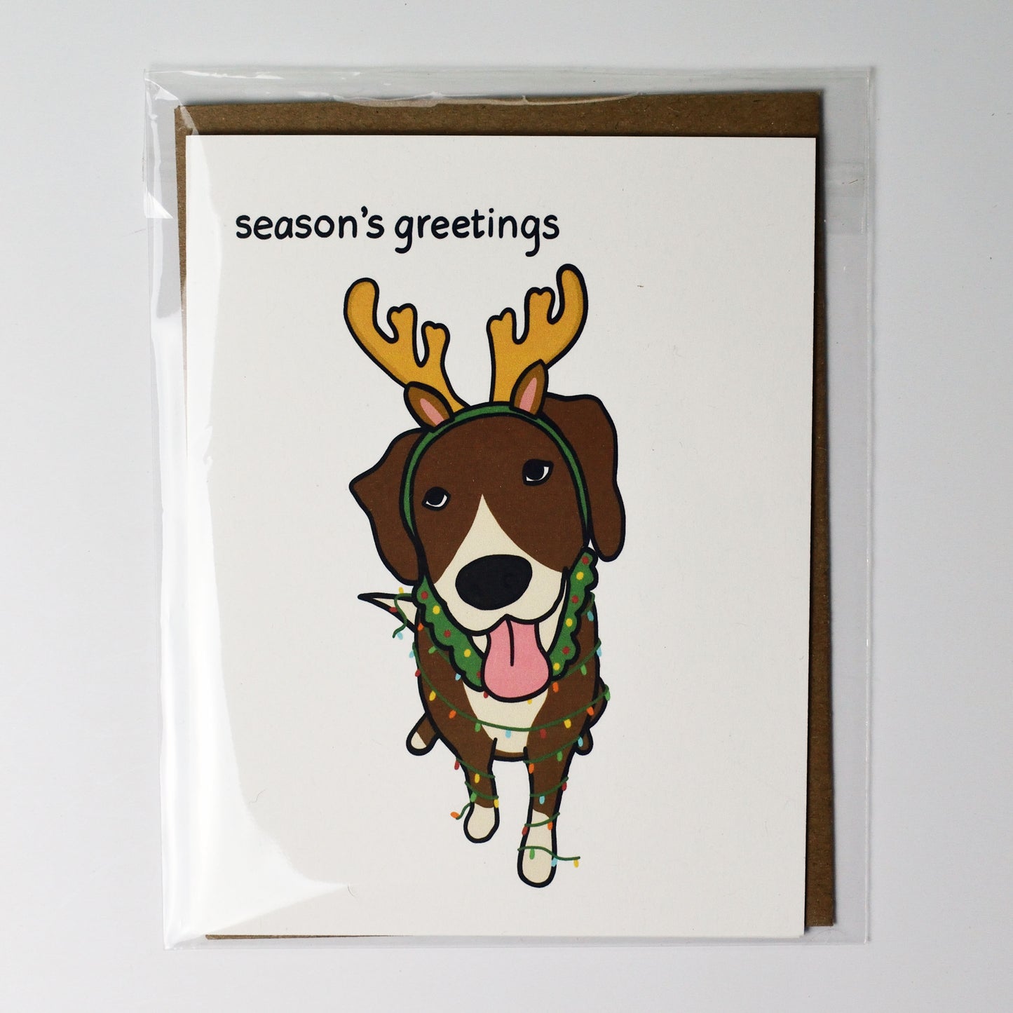 Season's Greetings from the Reindeer-Dog