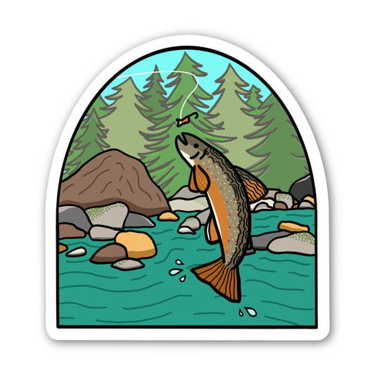 Fly Fishing Sticker