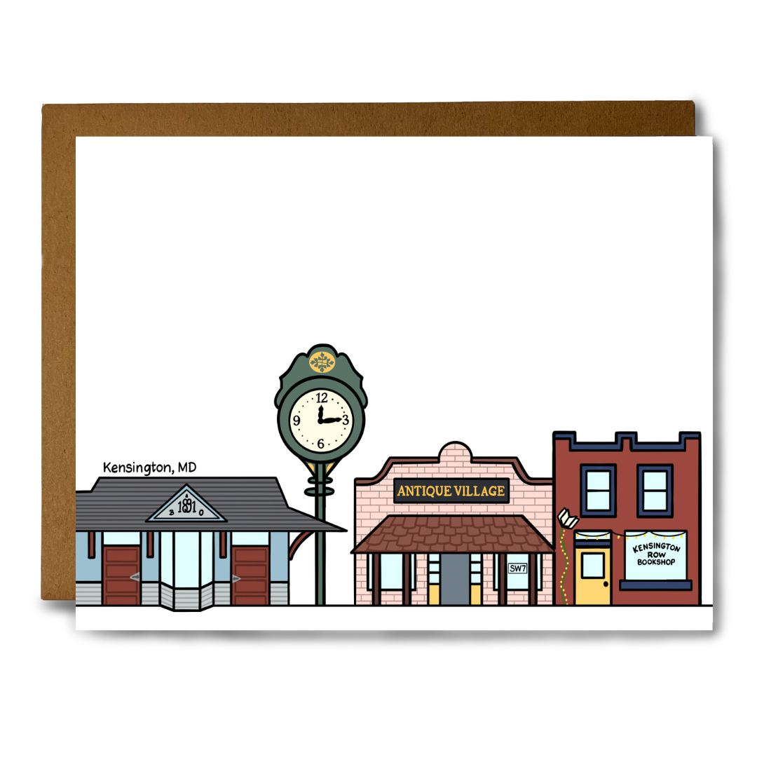 Kensington, Maryland Stationery Set