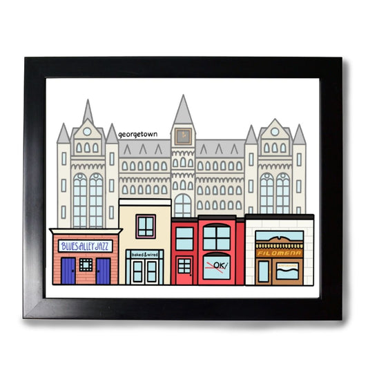 Georgetown Art Print
