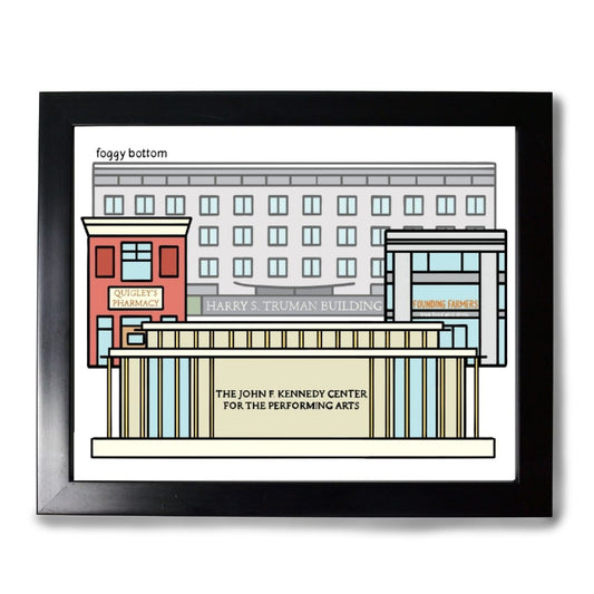 Foggy Bottom Art Print