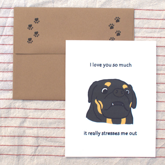 Love Card - Anxious Dog