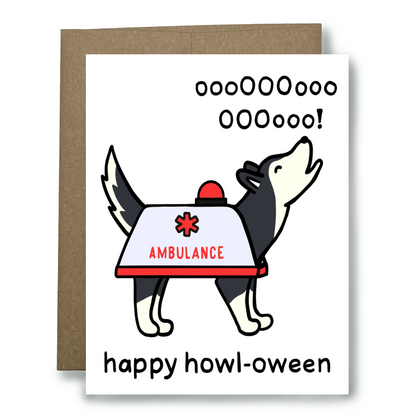 Happy Howl-oween Card