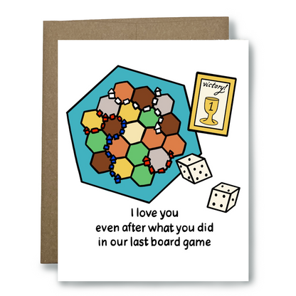Love & Board Games Card
