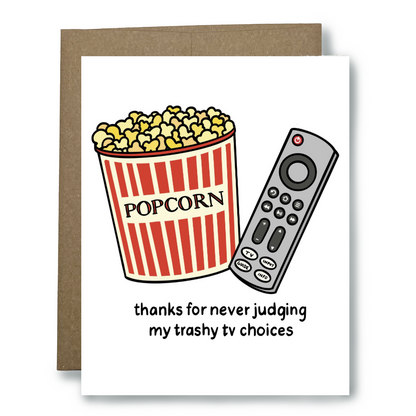 I Love Trashy TV... and You Card