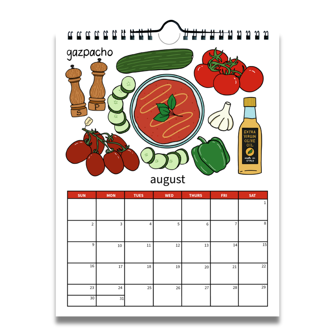 2026 Kitchen Wall Calendar