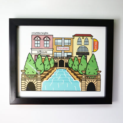 Columbia Heights Art Print