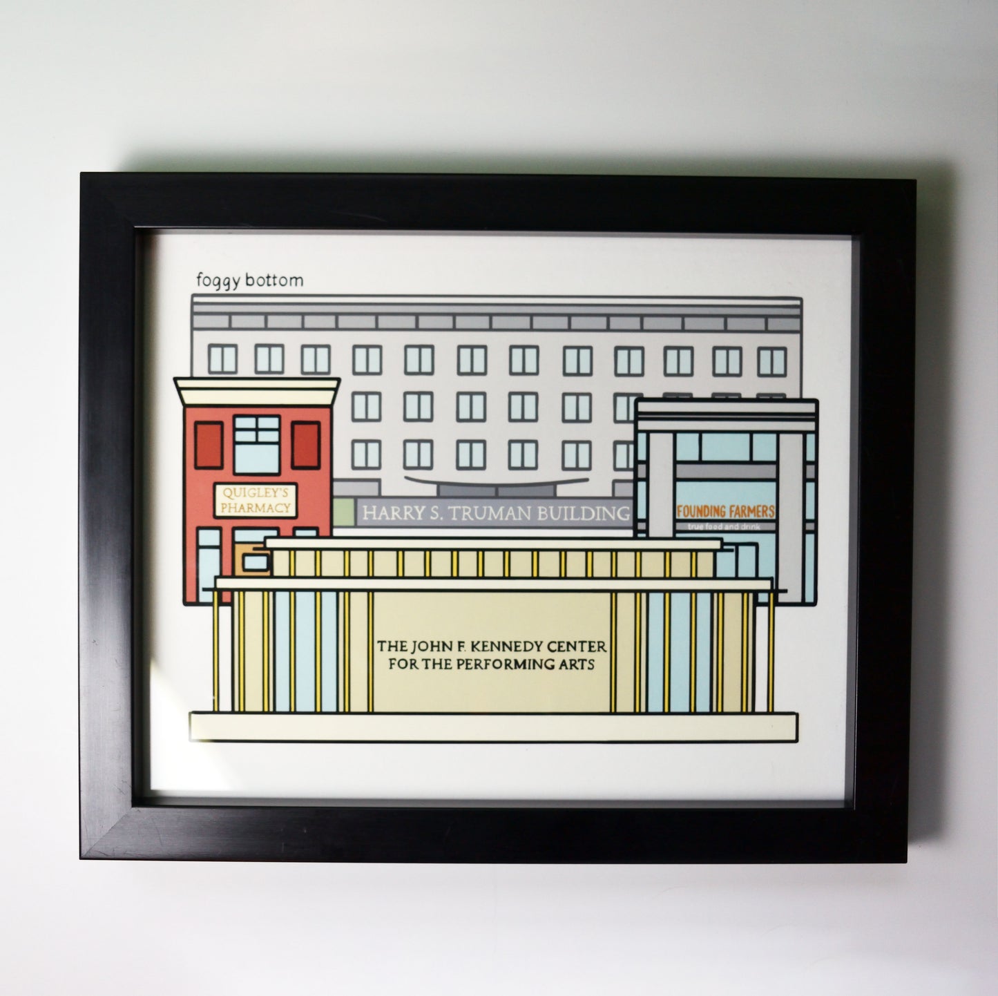 Foggy Bottom Art Print