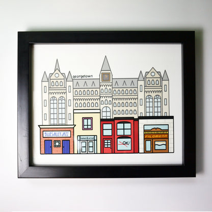 Georgetown Art Print