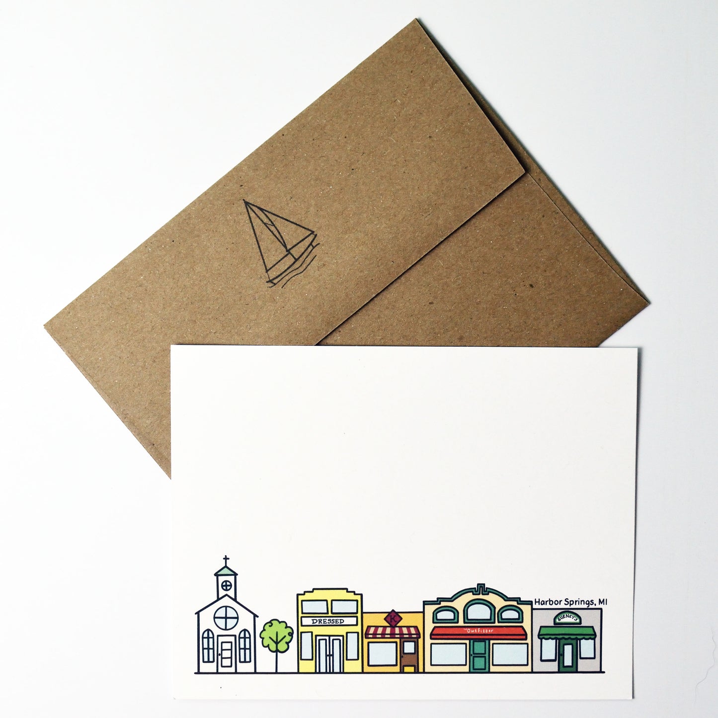 Harbor Springs, MI stationery set