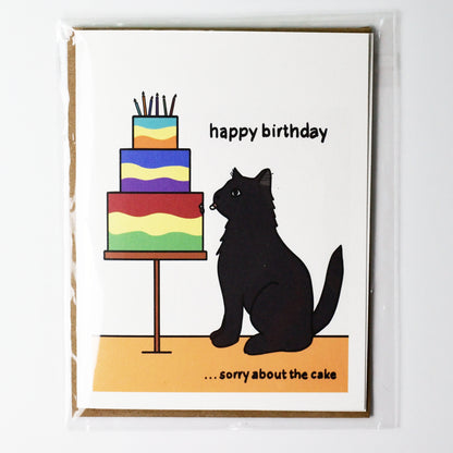 Stolen Cake Birthday Card