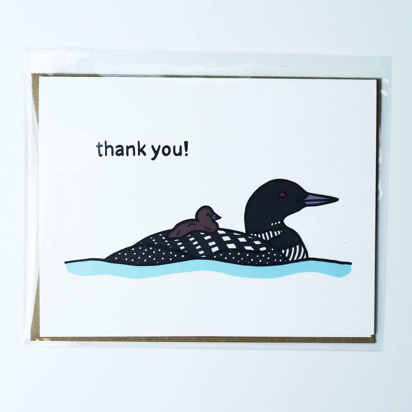 Baby Loon Thank You Card