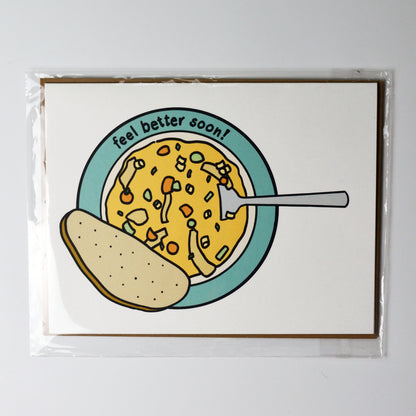 Cozy Soup Get Well Card