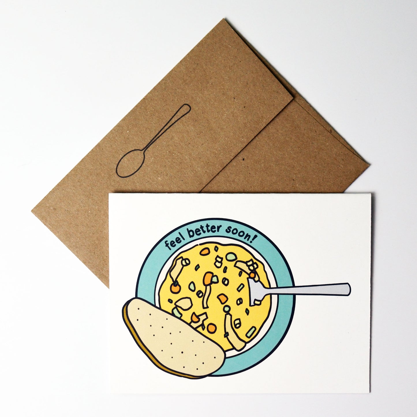 Cozy Soup Get Well Card