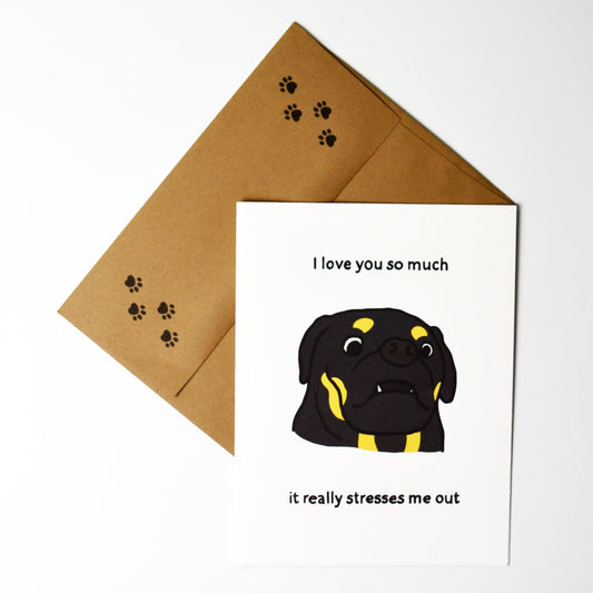 Love Card - Anxious Dog