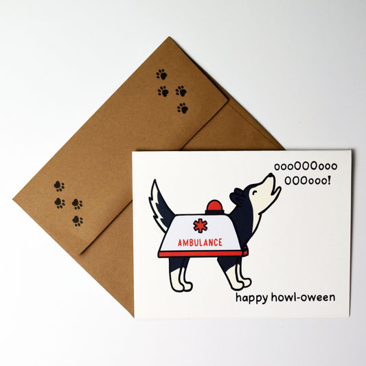 Happy Howl-oween Card