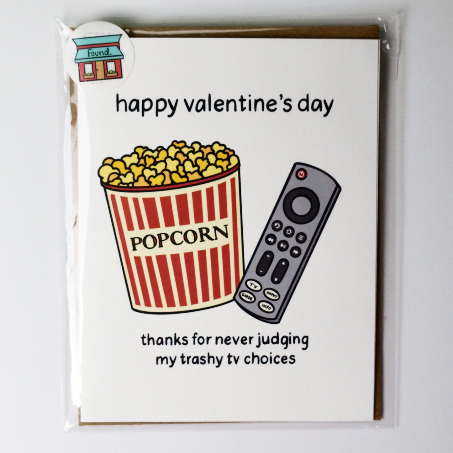 TV Lover's Valentines Card