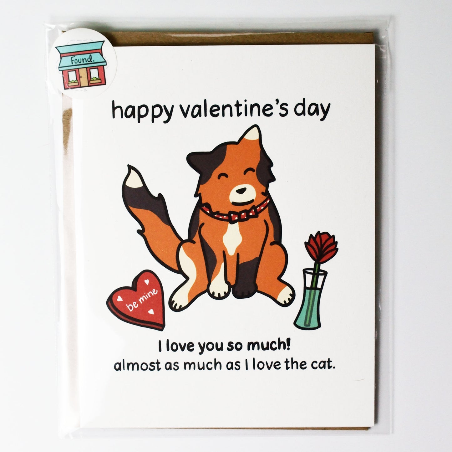 Cat Lover Valentines Card