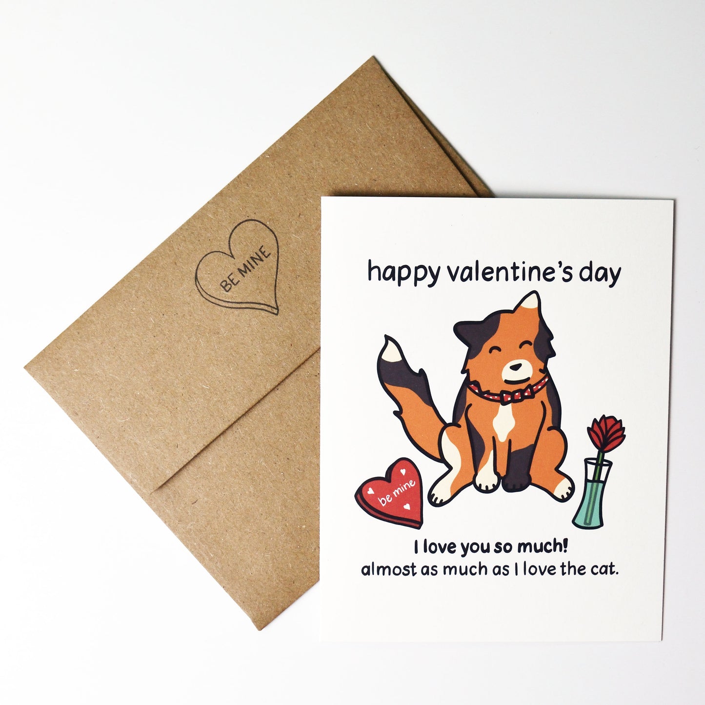 Cat Lover Valentines Card
