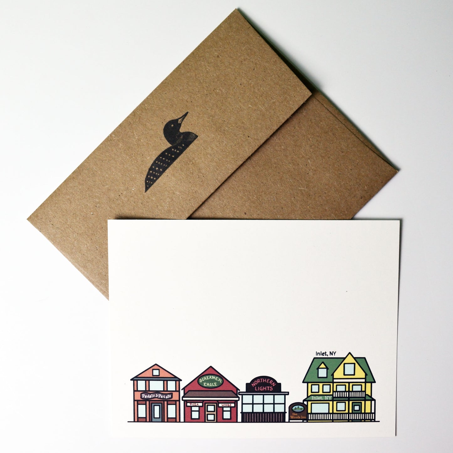 Inlet, NY stationery set