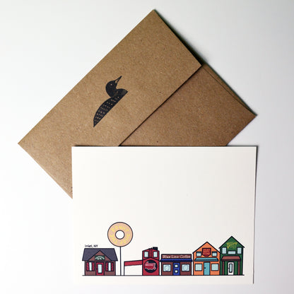 Inlet, NY stationery set