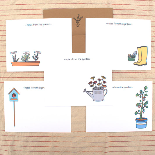 Notes from the Garden stationery set