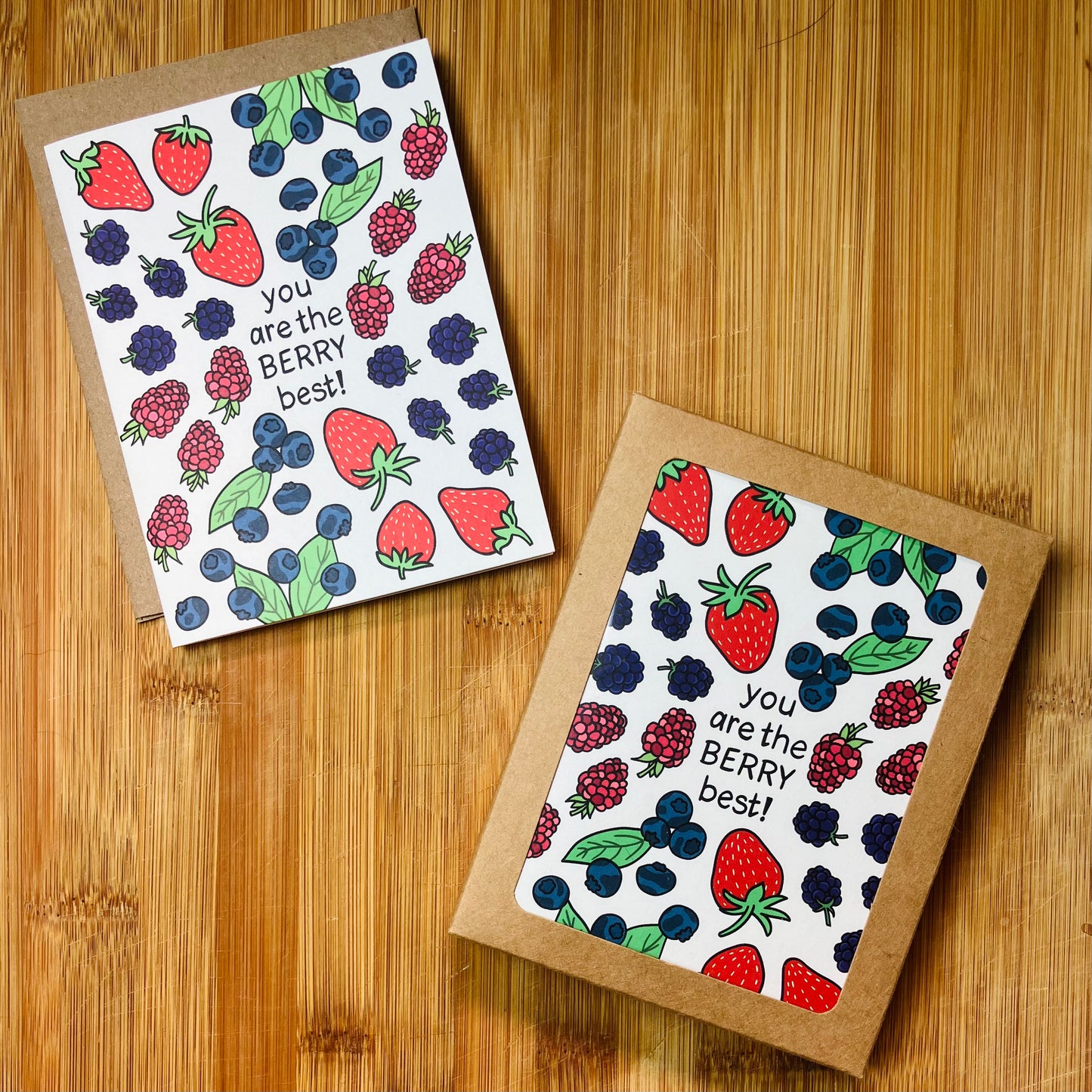 You are the Berry Best Stationery Set
