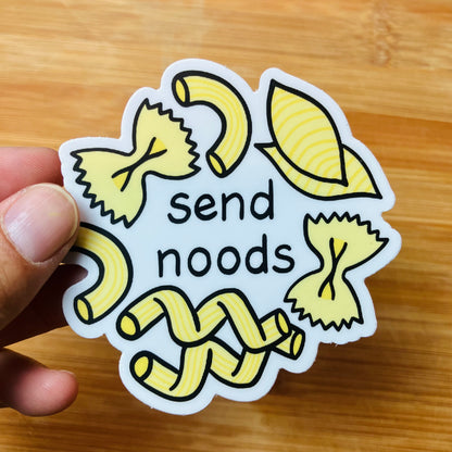 Send Nood(le)s Pasta Sticker