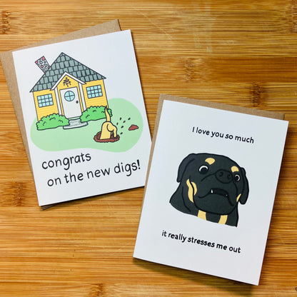 Congrats on the New Digs! New House Card