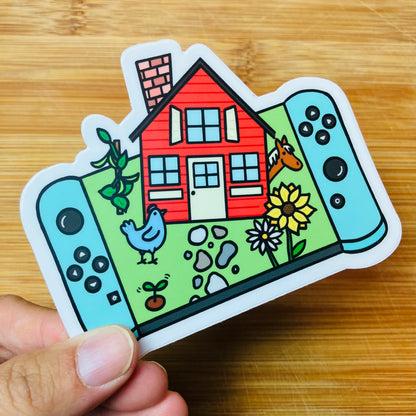 Busy with My Virtual Farm Sticker