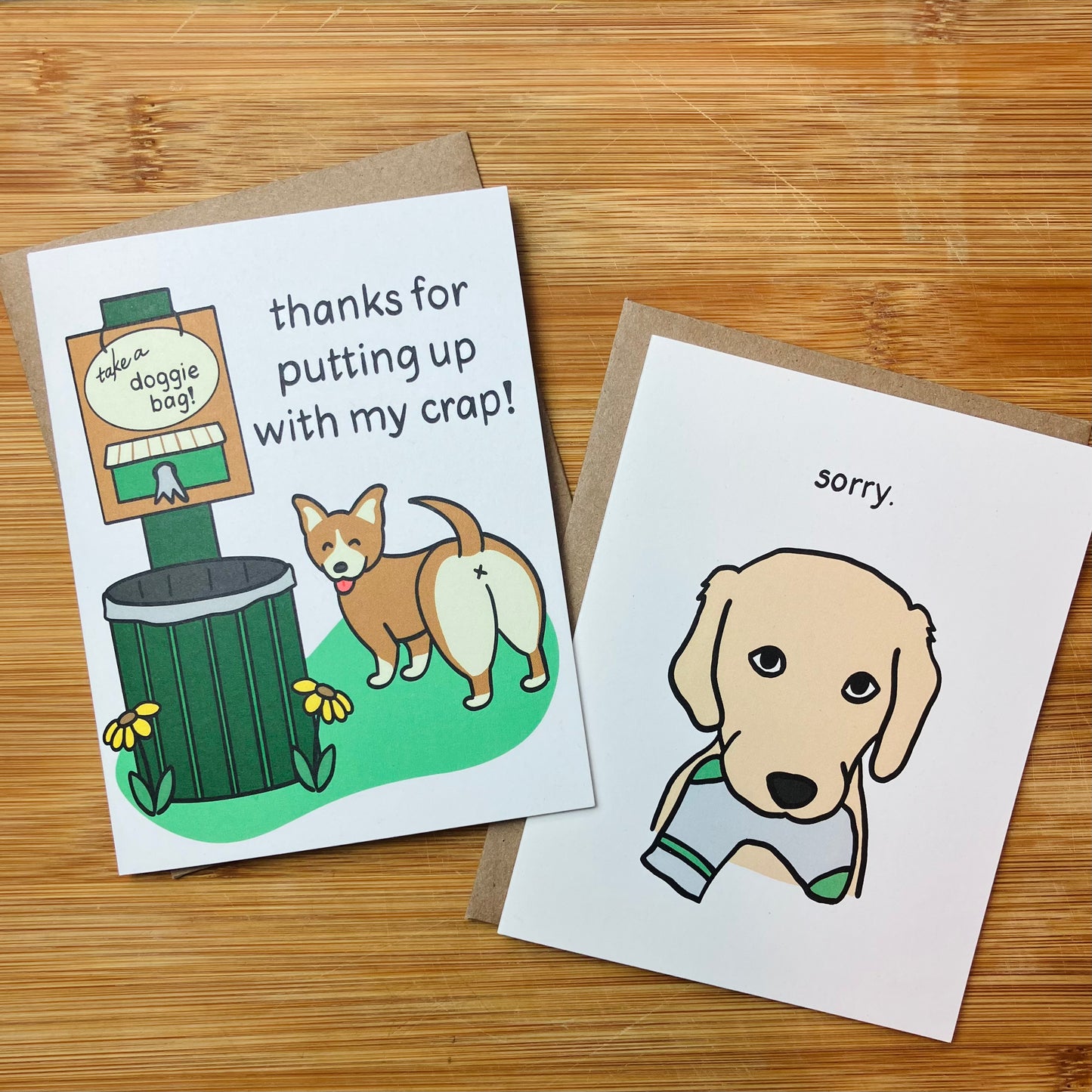 Thanks for Putting Up with My Crap Card