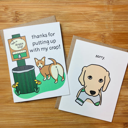 Thanks for Putting Up with My Crap Card