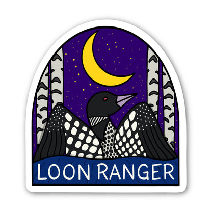 Loon Ranger Sticker