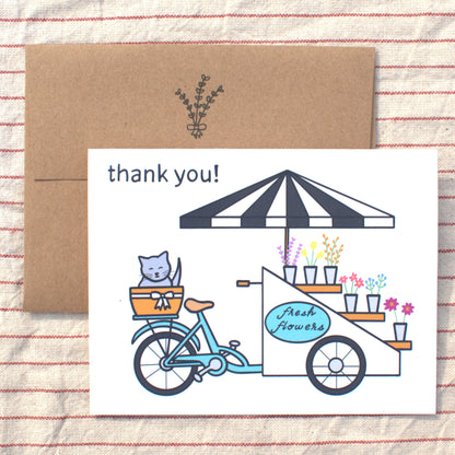 Thank You - Flower Cart