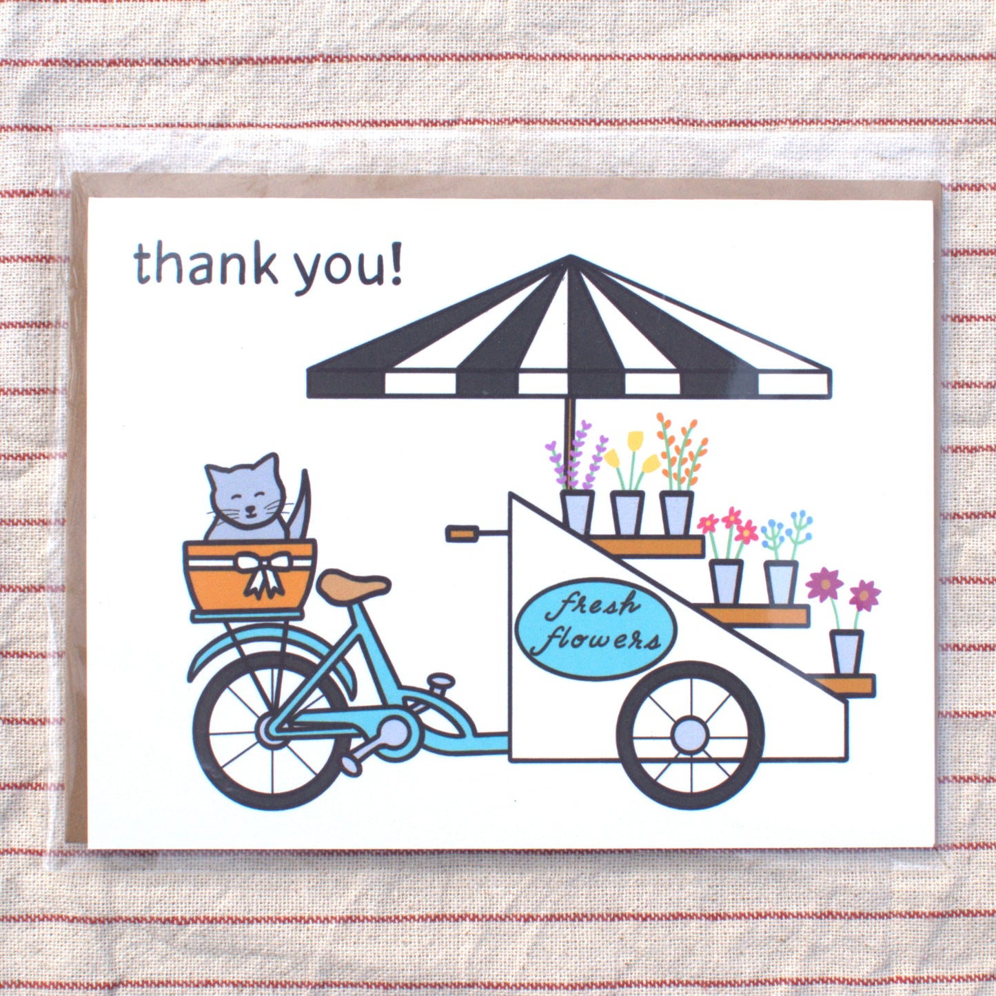 Thank You - Flower Cart