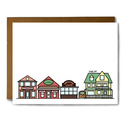 Inlet, NY stationery set