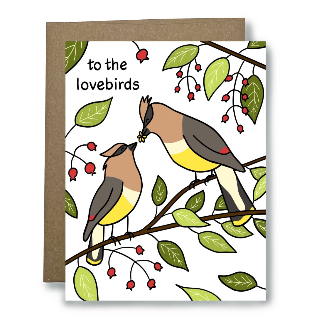 To the Lovebirds Card