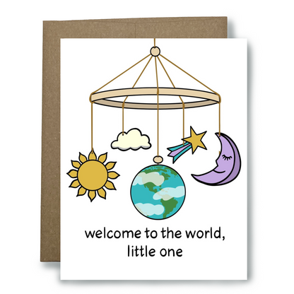 Welcome to the World, Little One New Baby Card