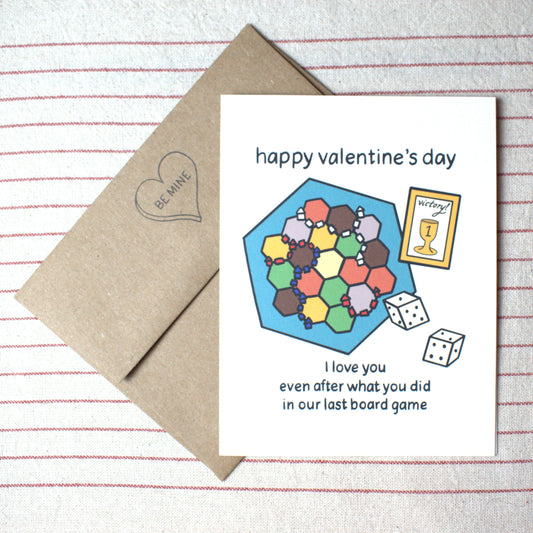 Board Gamer's Valentines Card