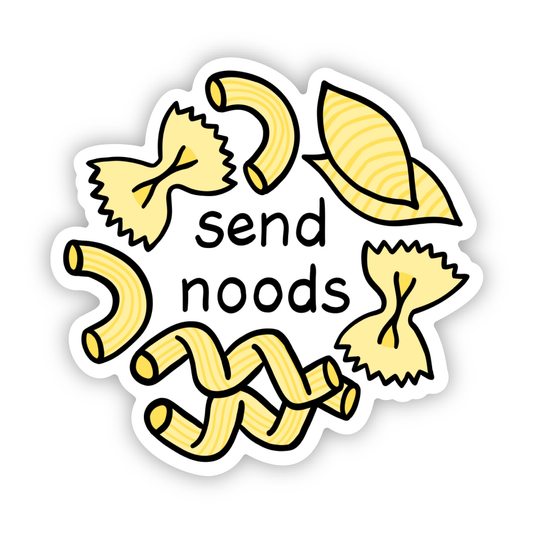 Send Nood(le)s Pasta Sticker